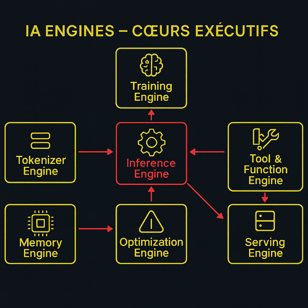 Dataflow des 8 engines IA